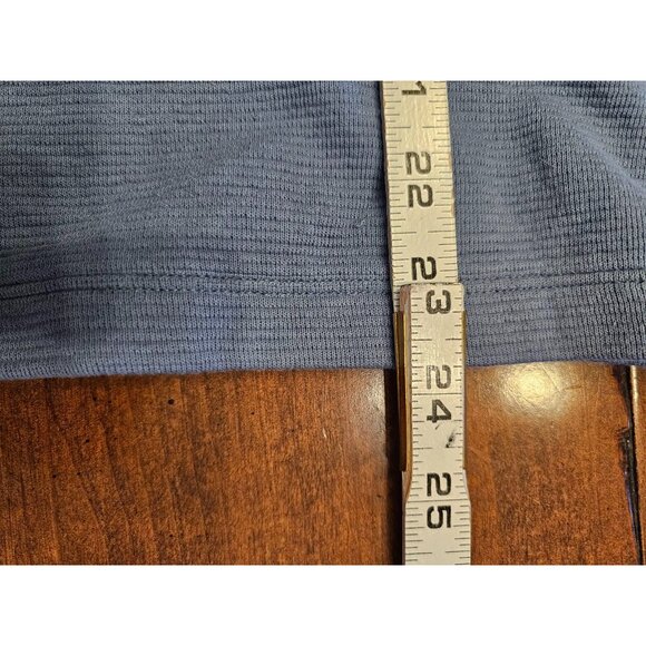 A new Day Pullover oversized XL blue ribbed texture wide sleeve - Picture 5 of 8